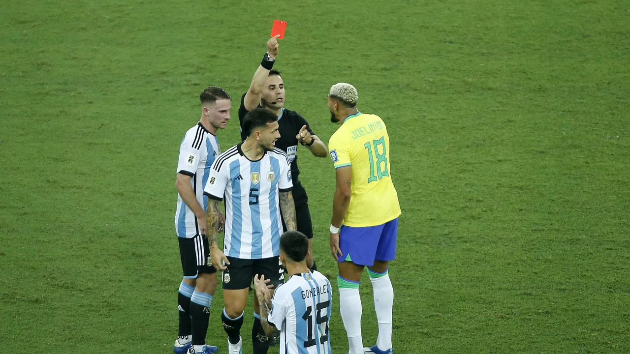Video: £40m Newcastle star sent off after nine minutes on international duty, shocking decision