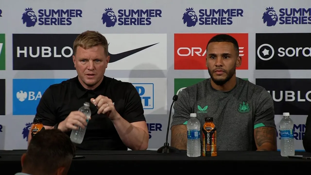 Eddie Howe and Jamaal Lascelles hold first pre-match press conference of 2023/24