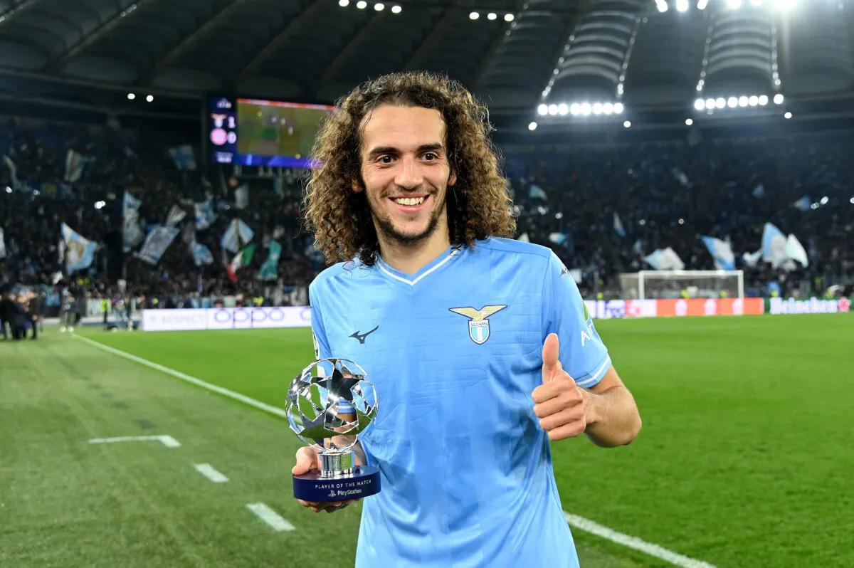 Matteo Guendouzi Champions League award Lazio
