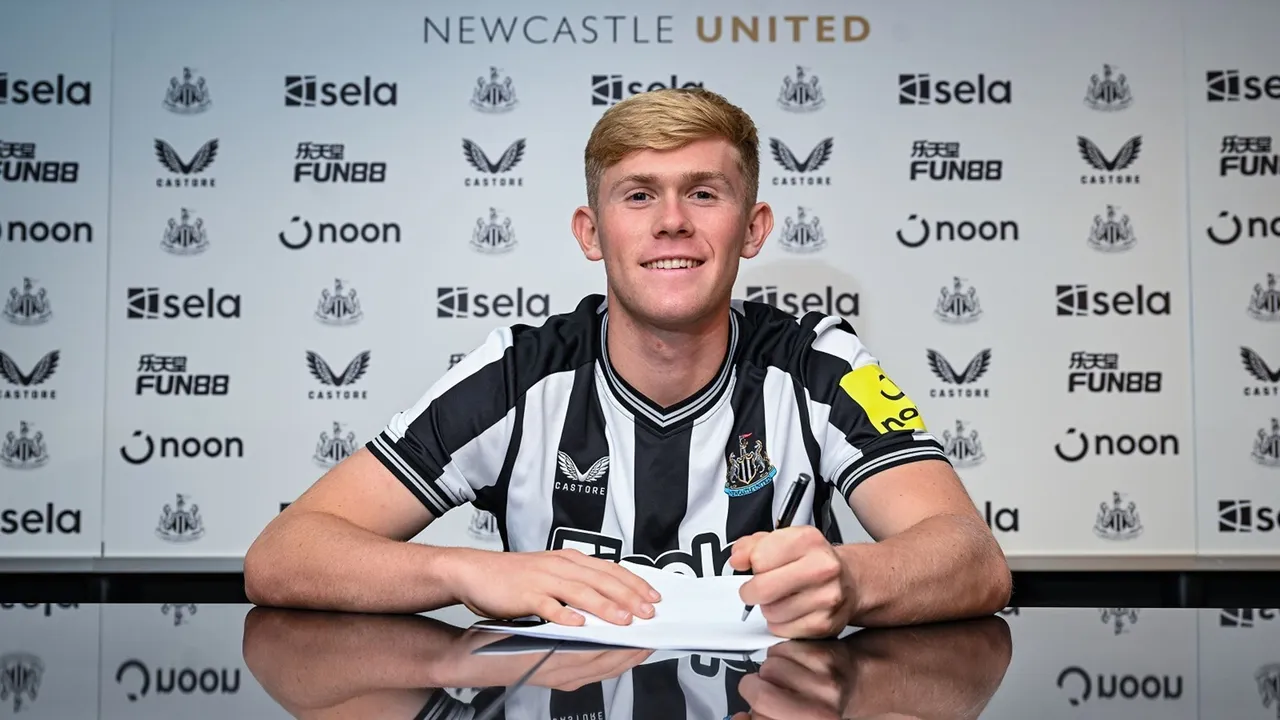 Lewis Hall joins Newcastle United on season-long loan with £28M obligation to buy