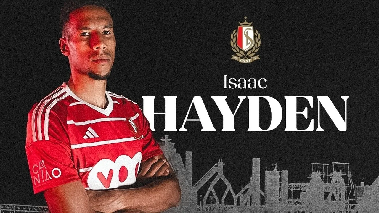 Isaac Hayden joins Standard Liège on season-long loan with no option to buy